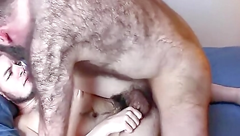 Sexy young brunette fucked by a toy